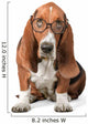 Dog Glasses Humor Wall Decal