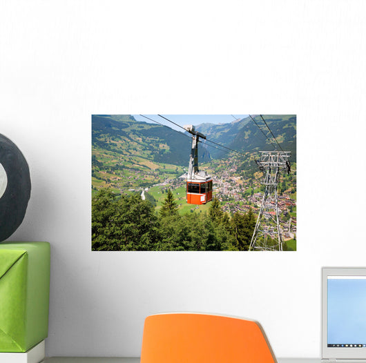 Cable Car Grindelwald Bern Wall Decal