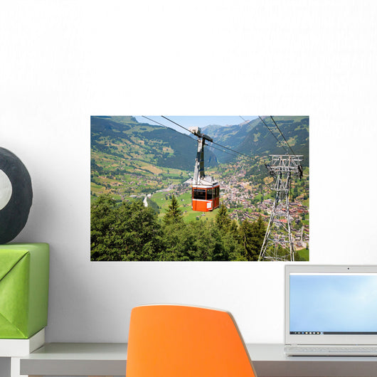 Cable Car Grindelwald Bern Wall Decal