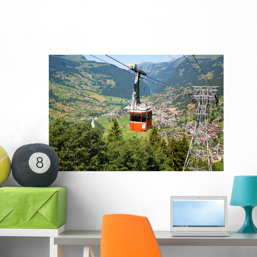 Cable Car Grindelwald Bern Wall Decal