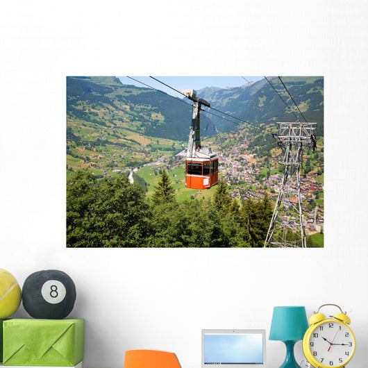 Cable Car Grindelwald Bern Wall Decal