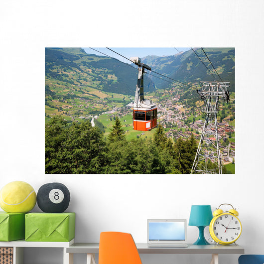 Cable Car Grindelwald Bern Wall Decal