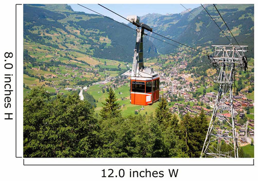 Cable Car Grindelwald Bern Wall Decal