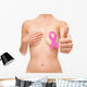 Woman with Breast Cancer Wall Decal