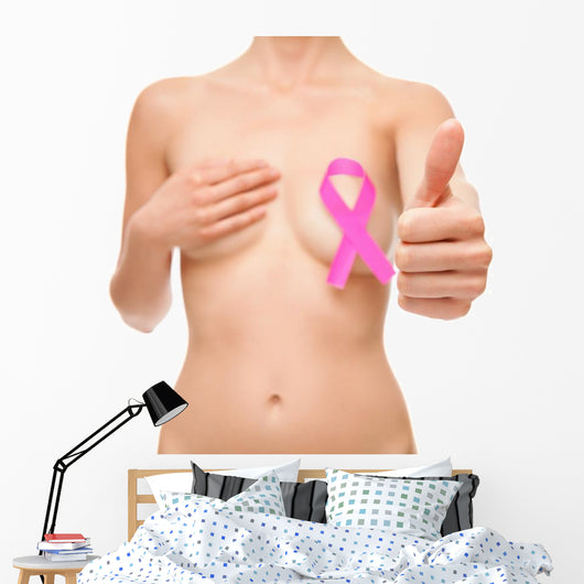 Woman with Breast Cancer Wall Decal