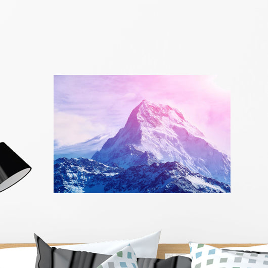 sunrise in the mountains Wall Mural
