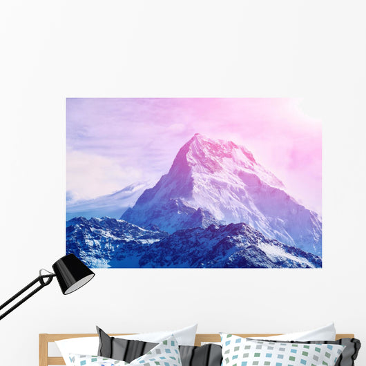 sunrise in the mountains Wall Mural