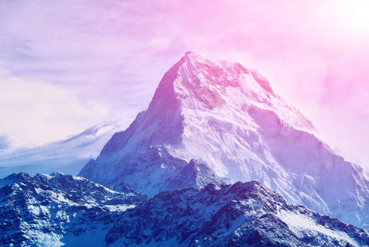 sunrise in the mountains Wall Mural
