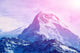 sunrise in the mountains Wall Mural