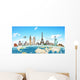 Famous World Monuments Wall Decal