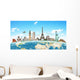 Famous World Monuments Wall Decal