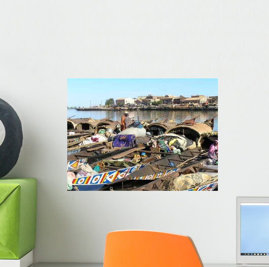 Mopti-hafen Wall Decal