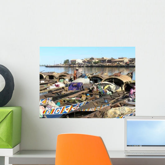 Mopti-hafen Wall Decal