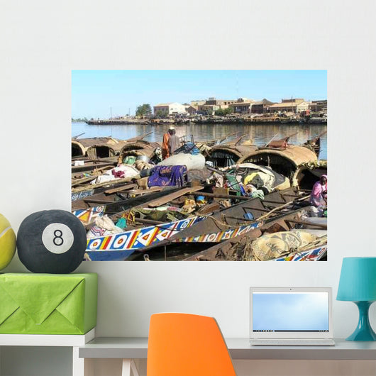 Mopti-hafen Wall Decal