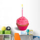 Birthday Cupcake Cake Wall Decal