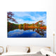 Autumn Reflections Pond near Wall Decal
