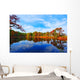 Autumn Reflections Pond near Wall Decal