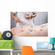 Close-up Therapist's Hand Placing Wall Decal