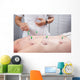 Close-up Therapist's Hand Placing Wall Decal