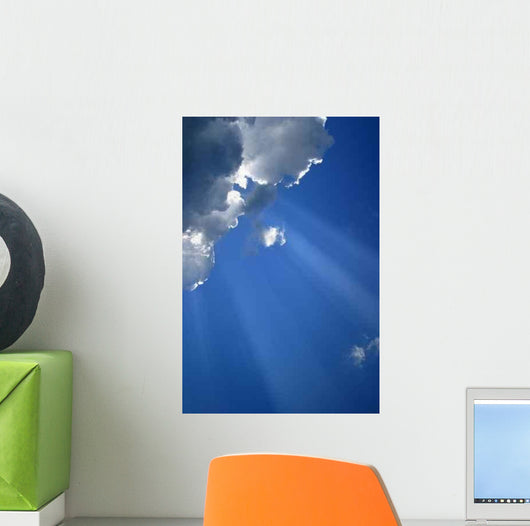 Cloud with Beams 1 Wall Decal