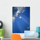 Cloud with Beams 1 Wall Decal