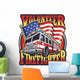 Vintage Firefighter Emblem Wall Decal