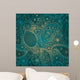 Vintage Floral Motif Ethnic Wall Decal