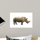Rhinoceros Isolated Wall Mural