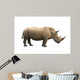 Rhinoceros Isolated Wall Mural