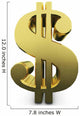 Dollar Symbol Wall Decal