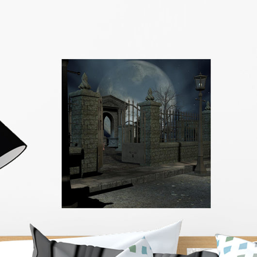 Cemetery Wall Decal
