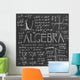 01 Algebra Formula Board Wall Decal