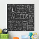 01 Algebra Formula Board Wall Decal