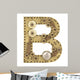 Steampunk Alphabet Letter B Wall Decal