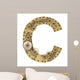 Steampunk Alphabet Letter C Wall Decal