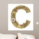 Steampunk Alphabet Letter C Wall Decal