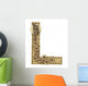 Steampunk Alphabet Letter L Wall Decal