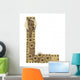 Steampunk Alphabet Letter L Wall Decal