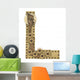 Steampunk Alphabet Letter L Wall Decal