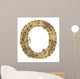 Steampunk Alphabet Letter O Wall Decal