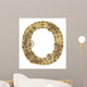 Steampunk Alphabet Letter O Wall Decal