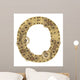 Steampunk Alphabet Letter O Wall Decal