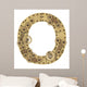 Steampunk Alphabet Letter O Wall Decal