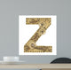 Steampunk Alphabet Letter Z Wall Decal