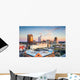 Raleigh North Carolina City Scape Wall Decal