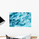 Abstract Splash Turquoise Sea Wall Decal