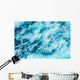 Abstract Splash Turquoise Sea Wall Decal