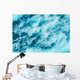 Abstract Splash Turquoise Sea Wall Decal