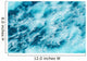 Abstract Splash Turquoise Sea Wall Decal