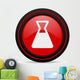 Laboratory Red Glossy Web Wall Decal